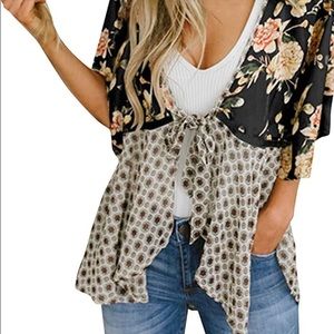 Women's Floral Kimono